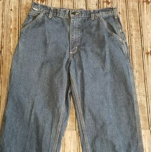 Carhartt FP Carpenter Blue Jeans Size 36 x 32
